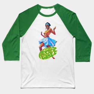 Reggae Girl Baseball T-Shirt